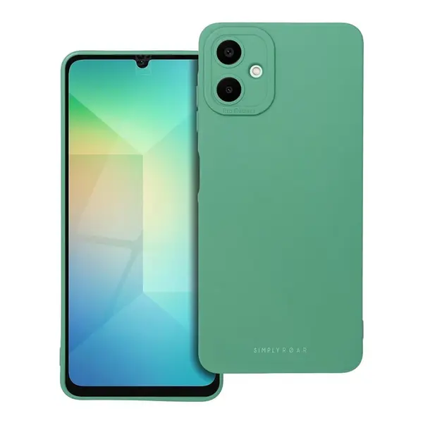 Zadní ochranný kryt ROAR case LUNA pro Samsung Galaxy A06, zelená