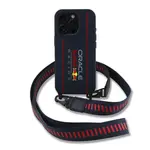 Zadní kryt Red Bull Silicone Vertical Logo MagSafe + Crossbody popruh pro Apple iPhone 16 Pro, navy