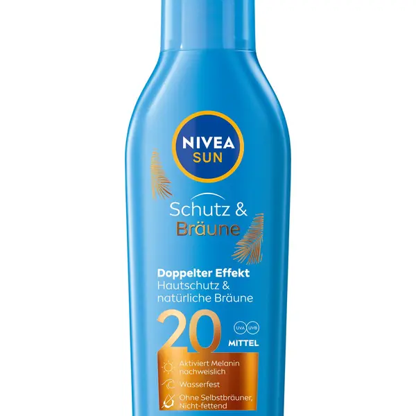 Nivea Intenzivní mléko na opalování SPF 20 Sun (Protect & Bronze Sun Lotion) 200 ml