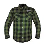 Moto košile W-TEC Black Heart Rattlesneak zeleno-černá kostkovaná 3XL