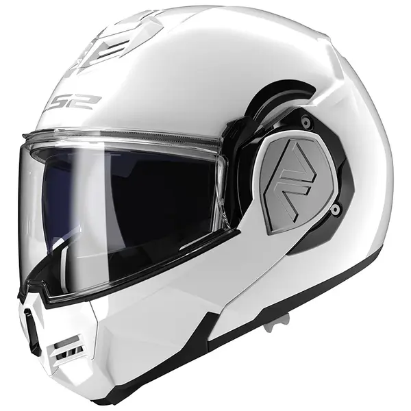 Překlopná moto přilba LS2 FF906 Advant Solid White P/J L (59-60)
