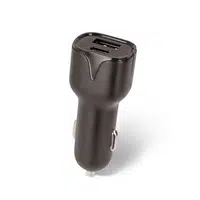 Nabíječka do auta Setty USB+USB-C 2,4A, černá