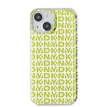 Zadní kryt DKNY PC/TPU Repeat Pattern pro Apple iPhone 15, žlutá