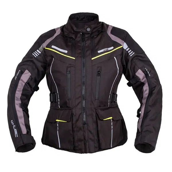 Dámská touringová moto bunda W-TEC Smackton Lady černo-zelená S