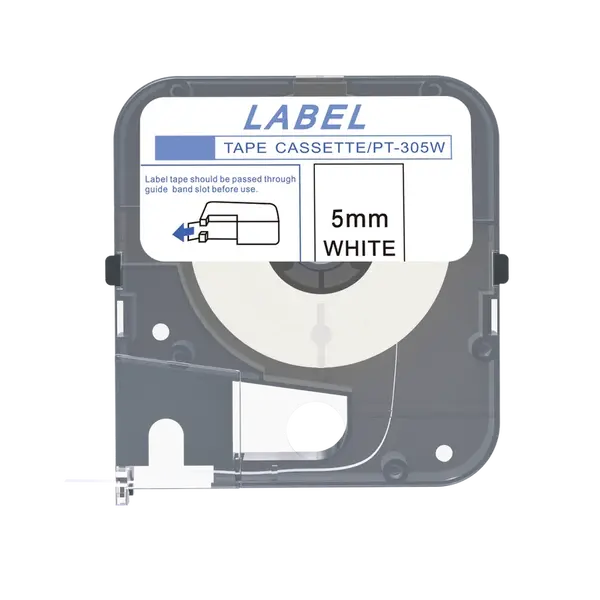 Max LM-305W, 5mm x 8m, bílá kompatibilní páska