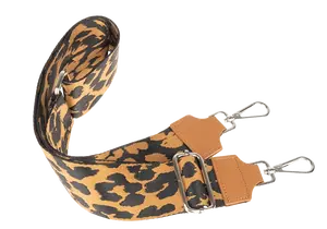 NovaKabelka.cz Látkový přídavný popruh leopardo camel argento