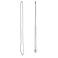 Kožená šňůrka na krk W-TEC Mearyll 2mm černá