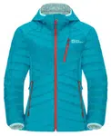 Jack Wolfskin Routeburn Pro Ins XL, tile blue Dámská zateplená bunda