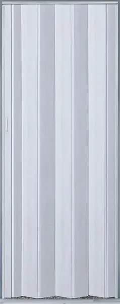 Shrnovací dveře Plné Bíly Jasan