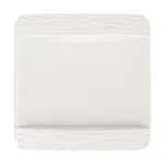 Čtvercový mělký talíř, kolekce Manufacture Rock blanc - Villeroy & Boch