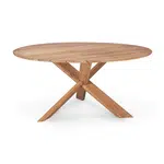 Venkovní jídelní stůl Circle - teak - kulatý - Ethnicraft