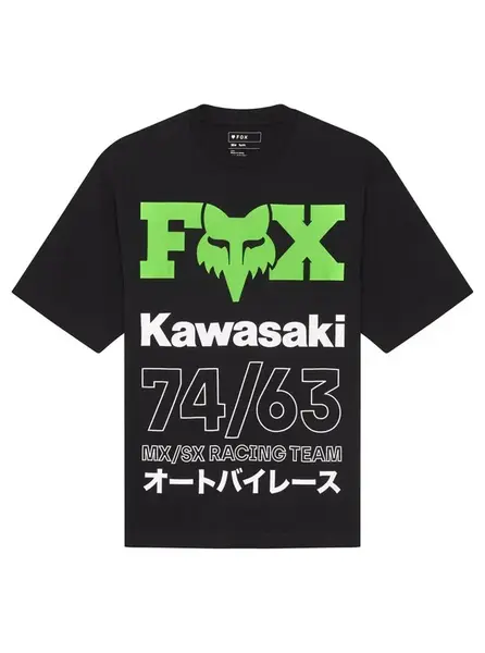 Fox pánské tričko Kawi Oversized Ss Black | Černá | Velikost L