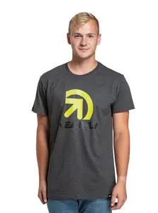 Meatfly pánské tričko Dais Charcoal Heather | Šedá | Velikost M