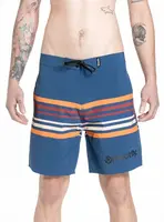 Meatfly pánské plavky Ernie Boardshorts 19" Stripes Navy | Modrá | Velikost XL