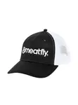 Meatfly kšiltovka MF Logo Trucker White / Black | Černá | Velikost One Size