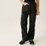 Dětské softshellové kalhoty regatta junior černá 176