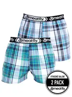 Meatfly pánské boxerky Gigi Green / Black | Zelená | Velikost L