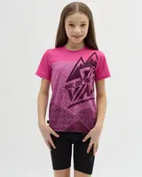 Dětský enduro dres silvini denni fialová/růžová 158-164