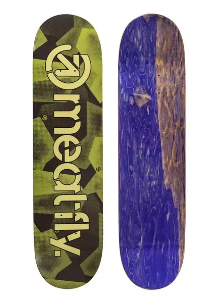 Meatfly skateboardová deska Flipin Mellow A - Olive Camo | Zelená | Velikost skate 7,9"