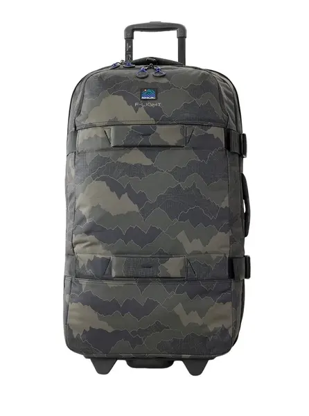 Rip curl kufr F-Light Global Search Cam Black / Olive 100 L | Černá | Objem 100 L