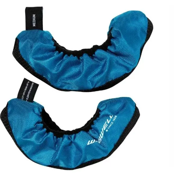 WINNWELL PREMIUM JR Juniorský chránič bruslí, tyrkysová, velikost