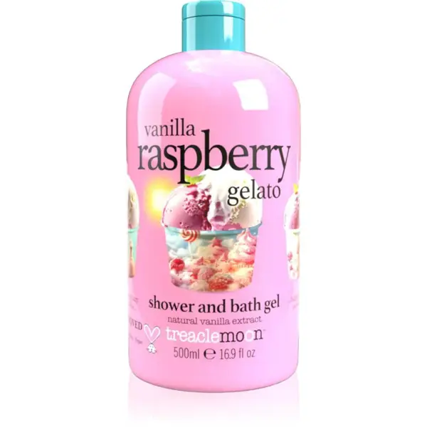 Treaclemoon Vanilla Raspberry Gelato sprchový a koupelový gel 500 ml