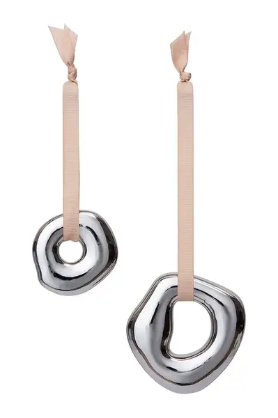 Ozdoba na vánoční stromeček ferm LIVING 2-pack béžová barva