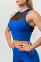 Nebbia FIT Activewear vyztužená sportovní podprsenka 437 , modrá, XS