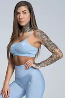 Gym Glamour Podprsenka Simply Dream Blue, M, modrá