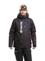Meatfly pánská SNB & SKI bunda Manifold Morph Black | Černá | Velikost S