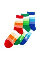 Meatfly ponožky Stripes Shades socks Triple Pack | Mnohobarevná | Velikost XS/S