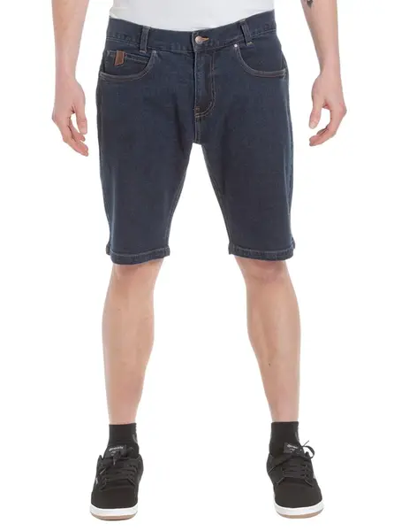 Meatfly pánské kraťasy Just Denim Rinse Wash | Modrá | Velikost 36