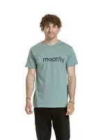 Meatfly pánské tričko Joe Dusty Mint | Modrá | Velikost XL | 100% bavlna