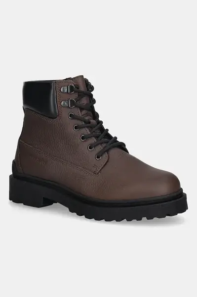 Boty Tommy Jeans TJM LACE UP BOOT LEATHER