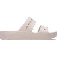 Crocs BAYA PLATFORM SANDAL Dámské pantofle, béžová, velikost 37/38