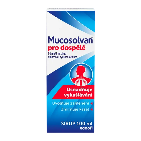 Mucosolvan pro dospělé 30mg/5ml sirup 1x100ml
