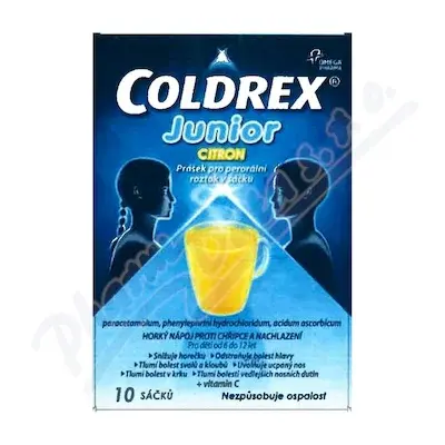 Coldrex Junior citron por.plv.sol.scc.10