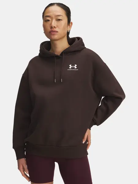 Dámská mikina Under Armour UA Icon Fleece OS Hoodie-BRN - Dámské