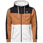 Lotto ZITAN Pánska celorozopínacia mikina, hnedá, veľkosť XXL