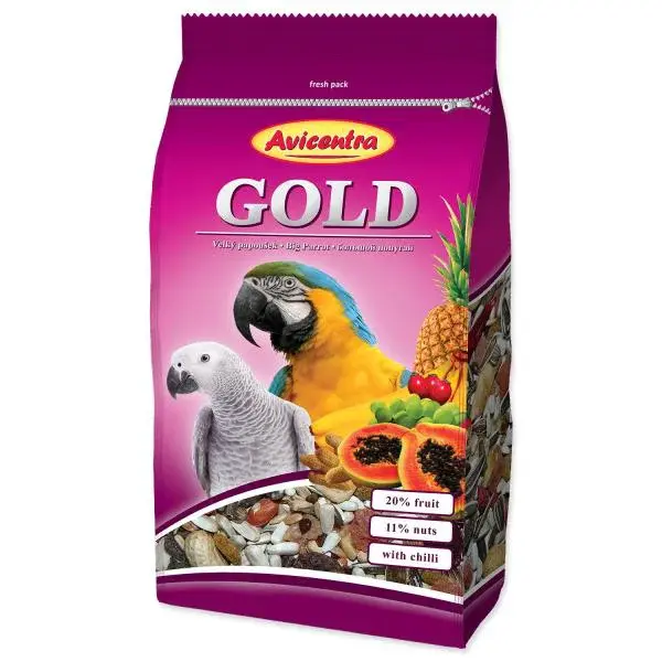 Krmivo Avicentra Gold velký papoušek 850g