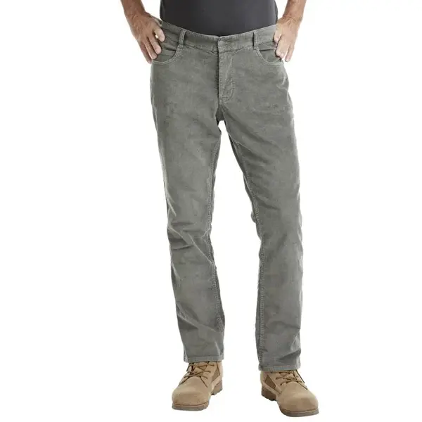 Bushman Pánské manšestrové kalhoty Helmet, olivové 38