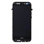 LCD + dotyk + přední kryt pro HTC ONE2 M8, grey