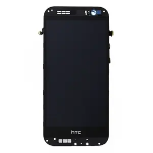 LCD + dotyk + přední kryt pro HTC ONE2 M8, grey