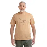 Bushman Pánské tričko Etah, camel XL