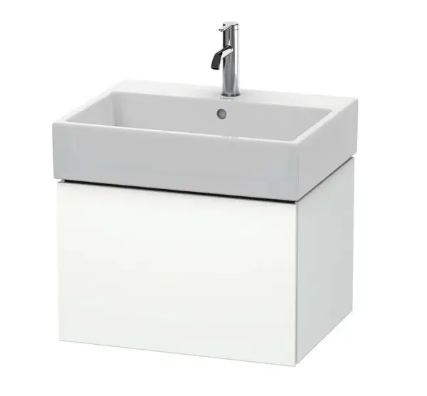 Duravit L-Cube - Umývadlová skrinka 39x58x46 cm, 1 zásuvka, matná biela LC617501818