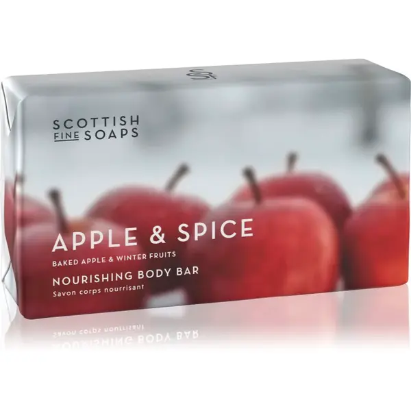 Scottish Fine Soaps Apple & Spice tuhé mýdlo 220 g