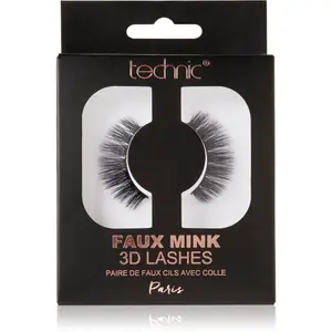 Technic Cosmetics Faux Mink umelé mihalnice Paris 1 pár