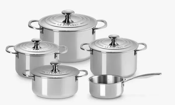 Le Creuset Signature - Súprava riadu 5 dielov, nerezové pokrievky 96605300000000