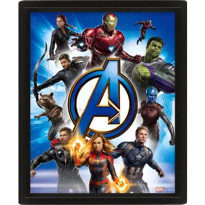 3D obraz Avengers