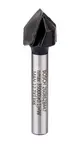 Bosch Príslušenstvo - Frézovací bit na drevo, V-žliabkovací, 12,7x45 mm 2608628447